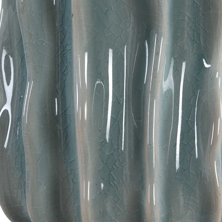 Niese Light Blue Glaze Table Lamp