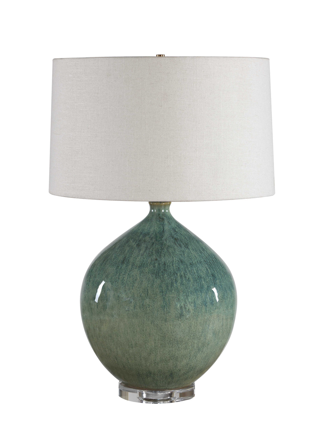 Callista Teal Blue Table Lamp