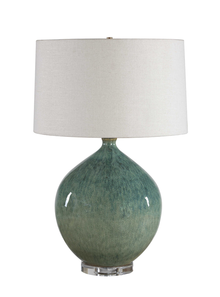 Callista Teal Blue Table Lamp