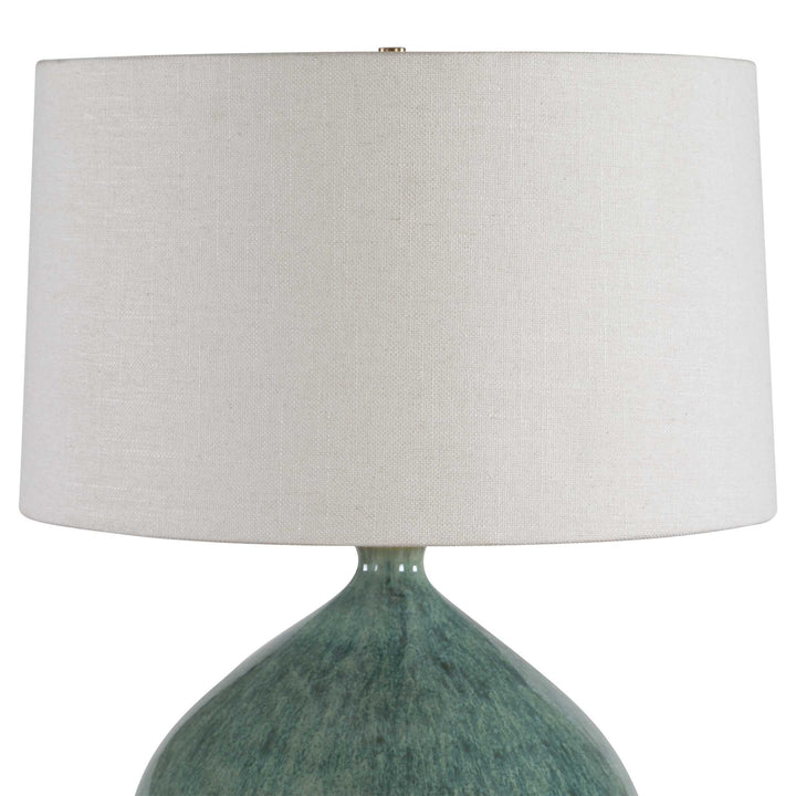 Callista Teal Blue Table Lamp