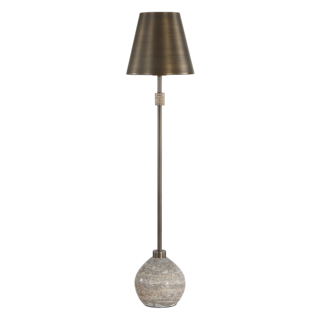 Jaycee Dark Travertine Buffet Lamp