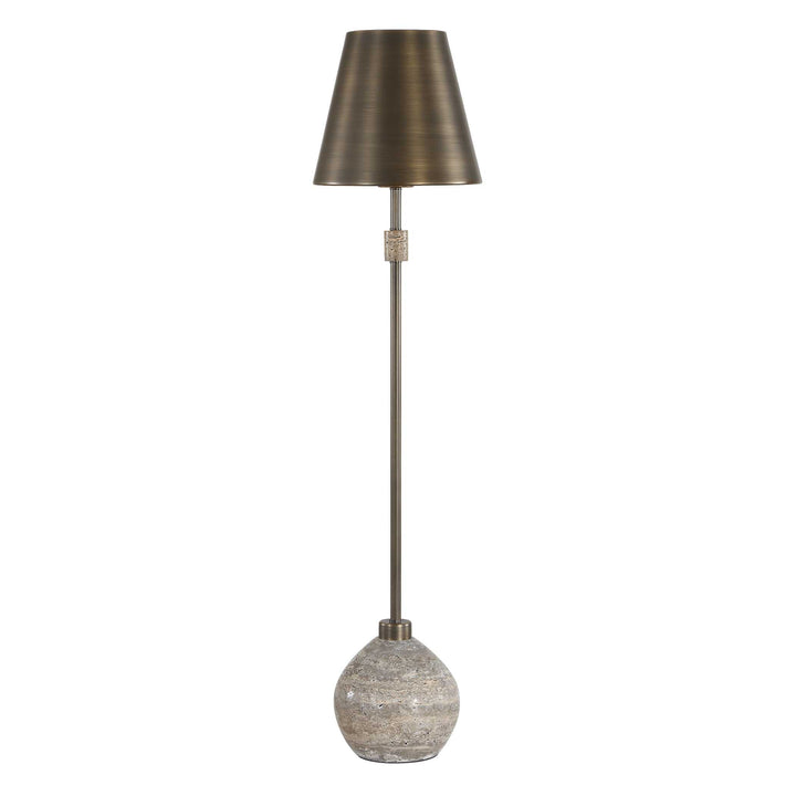 Jaycee Dark Travertine Buffet Lamp