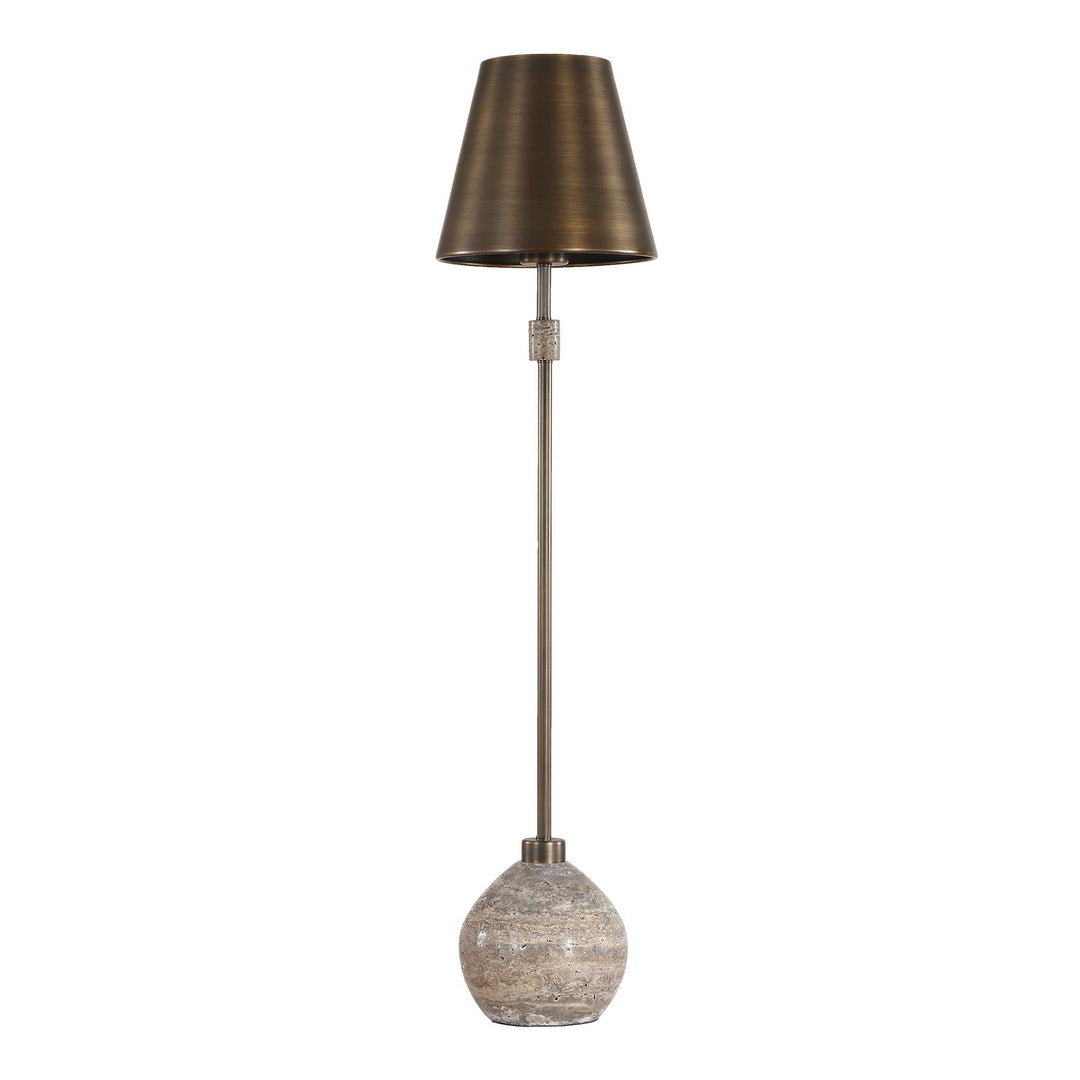 Jaycee Dark Travertine Buffet Lamp