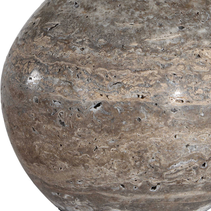 Jaycee Dark Travertine Buffet Lamp