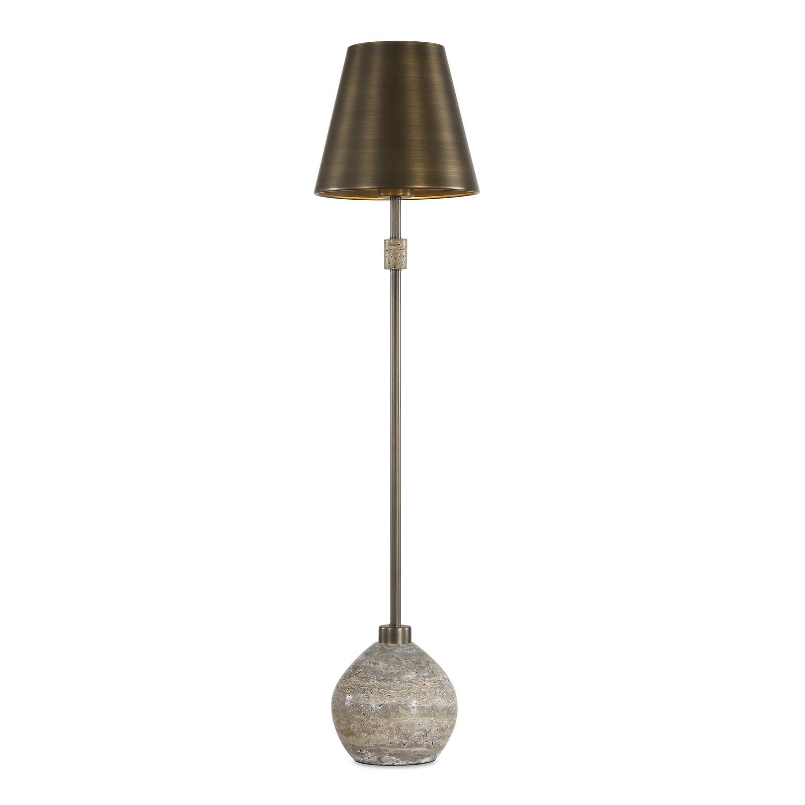 Jaycee Dark Travertine Buffet Lamp
