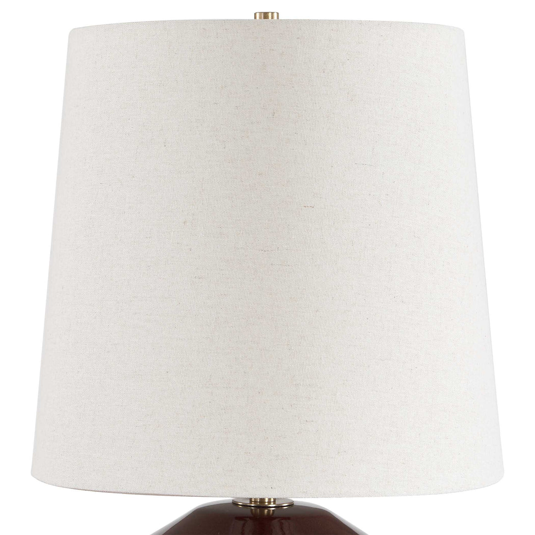Allemand Ruby Red Glaze Table Lamp