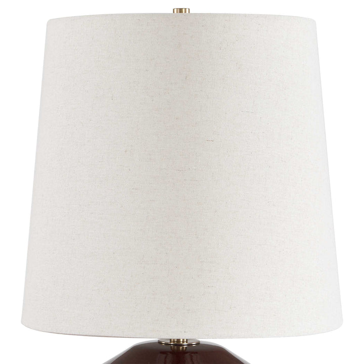Allemand Ruby Red Glaze Table Lamp