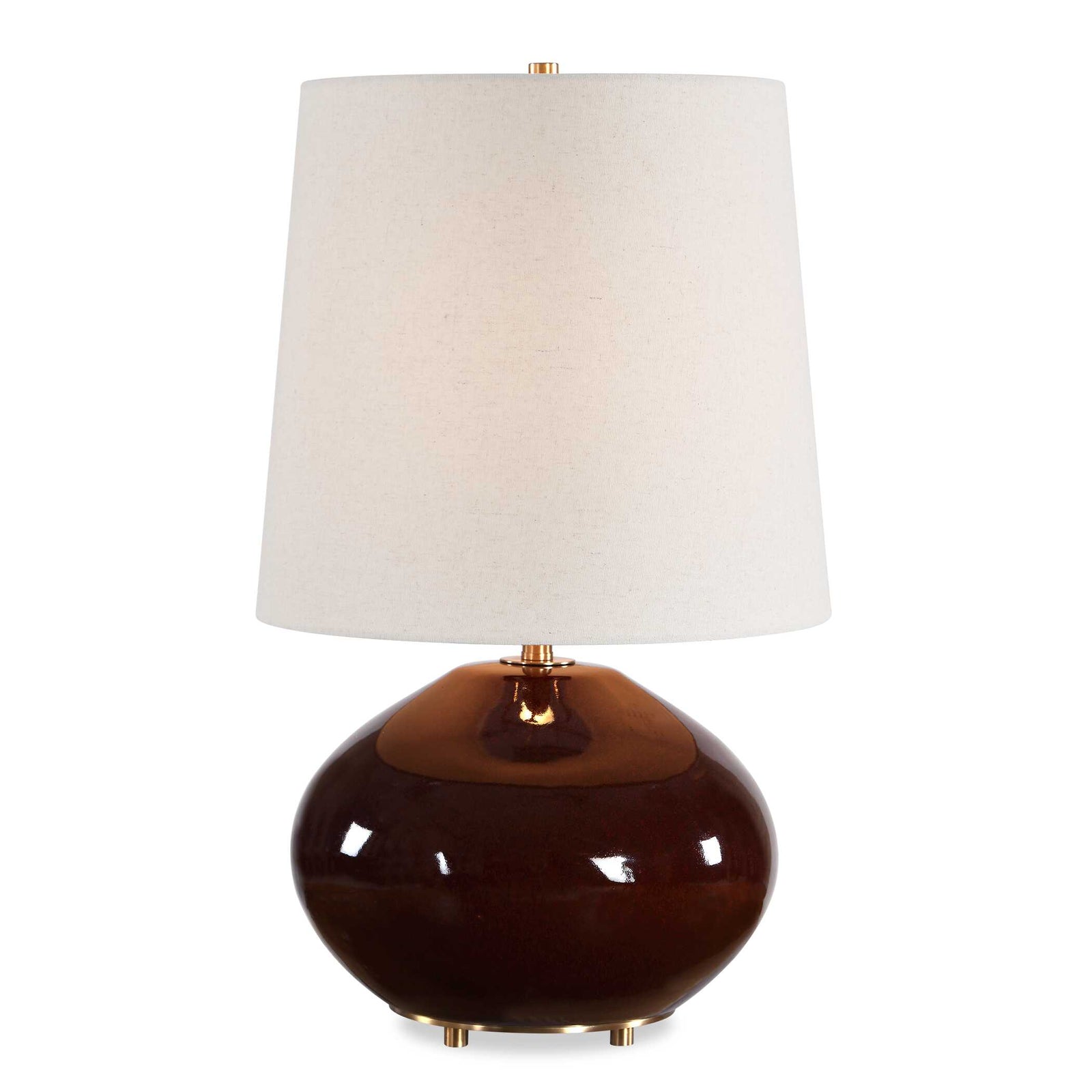Allemand Ruby Red Glaze Table Lamp