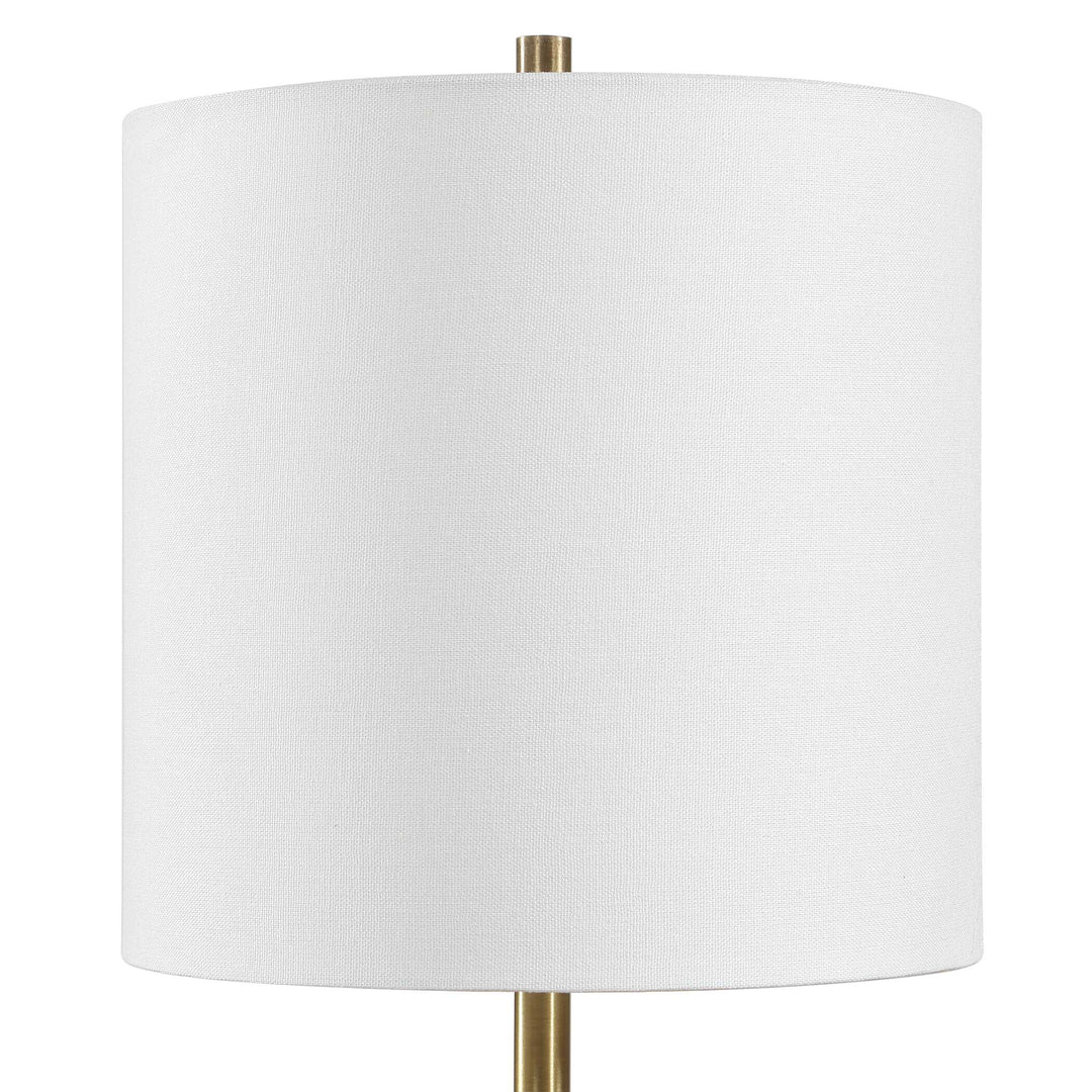 Molena Brass & Pearly Stone Table Lamp
