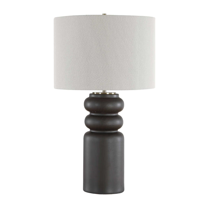 Macon Matte Black Table Lamp