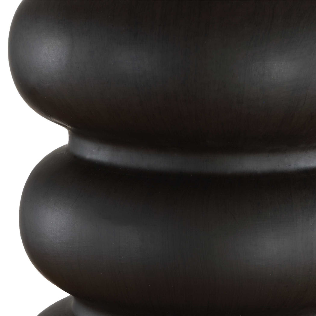 Macon Matte Black Table Lamp
