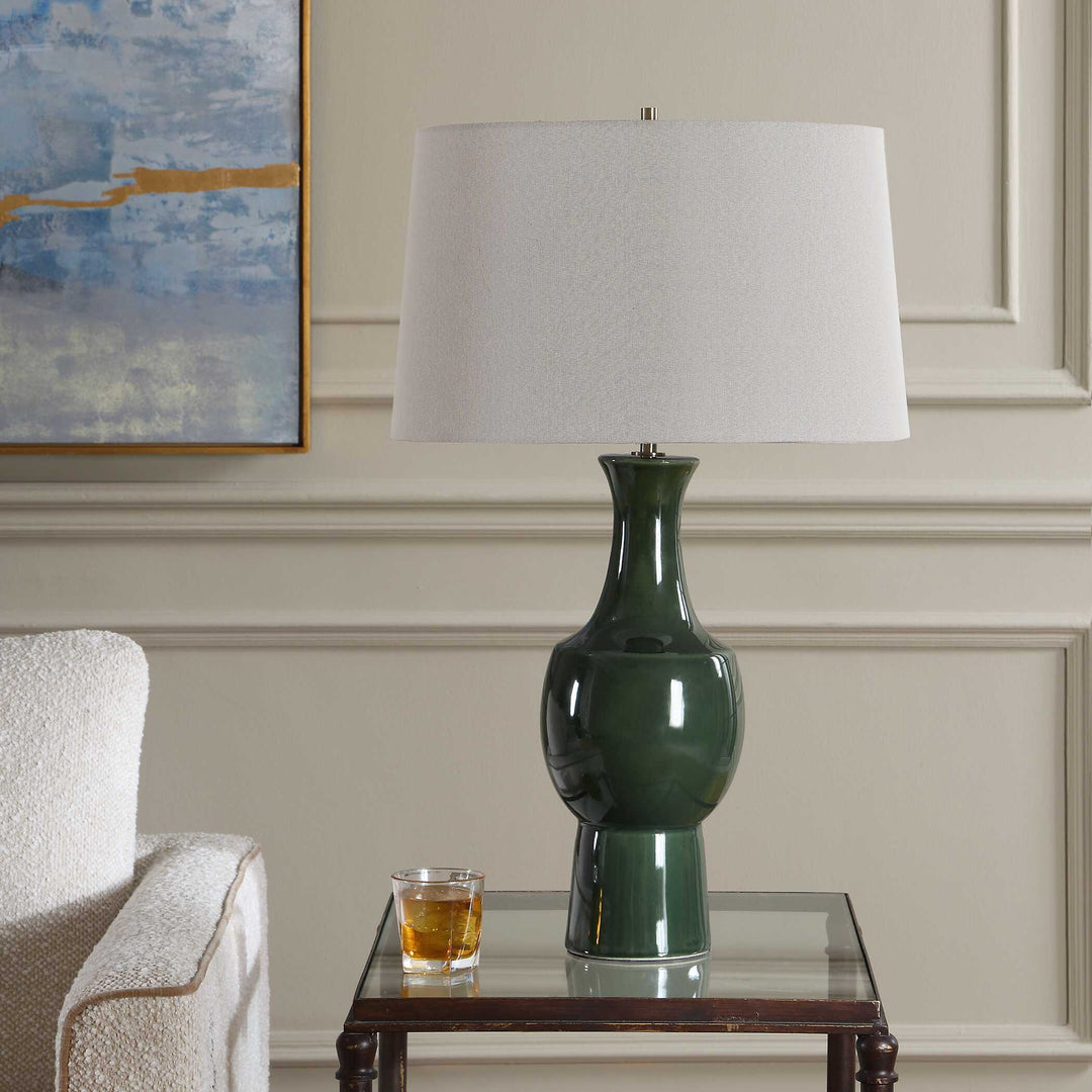 Tennille Green Table Lamp