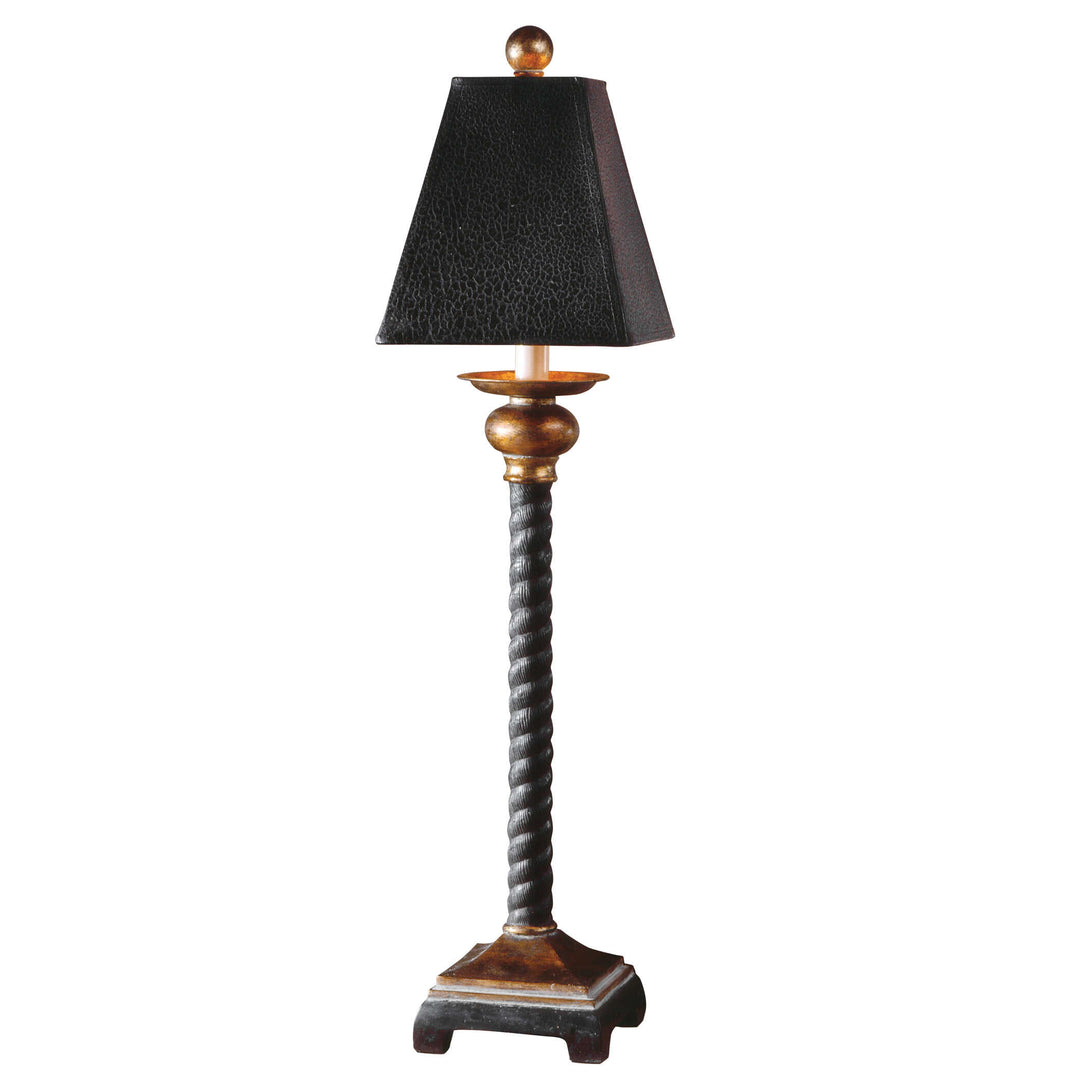 American Home Furniture Uttermost Bellcord Black Buffet Lamp