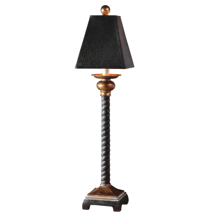 American Home Furniture Uttermost Bellcord Black Buffet Lamp