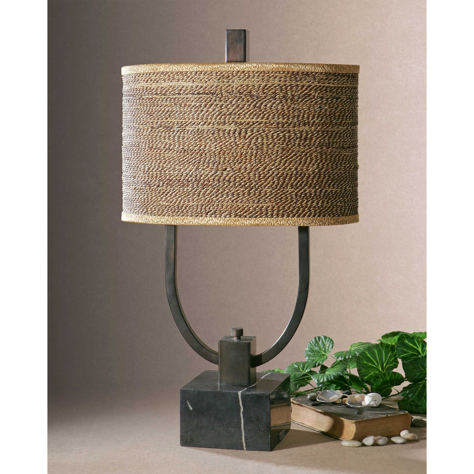 American Home Furniture Uttermost Stabina Metal Table Lamp