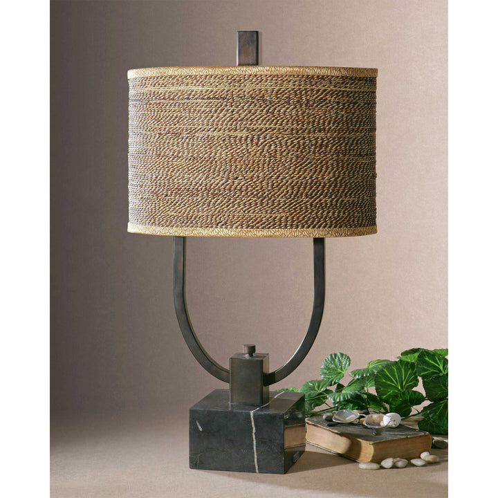 American Home Furniture Uttermost Stabina Metal Table Lamp