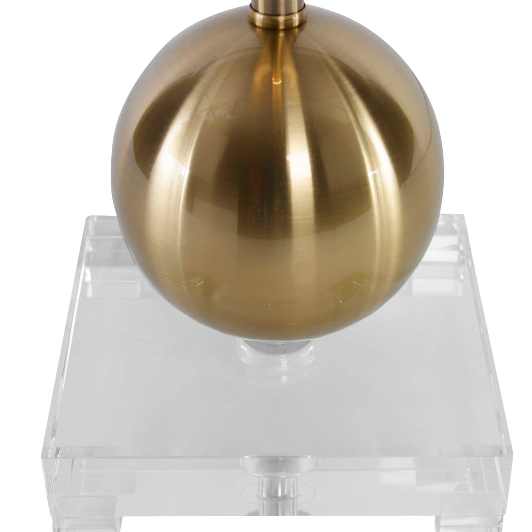 American Home Furniture Uttermost Laton Brass Buffet Lamp