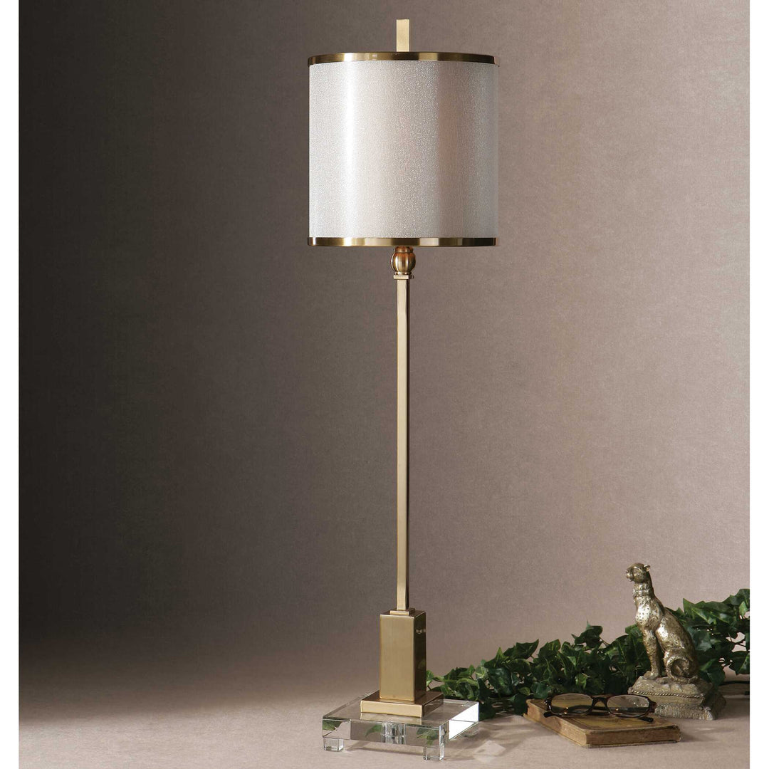 American Home Furniture Uttermost Villena Brass Buffet Lamp