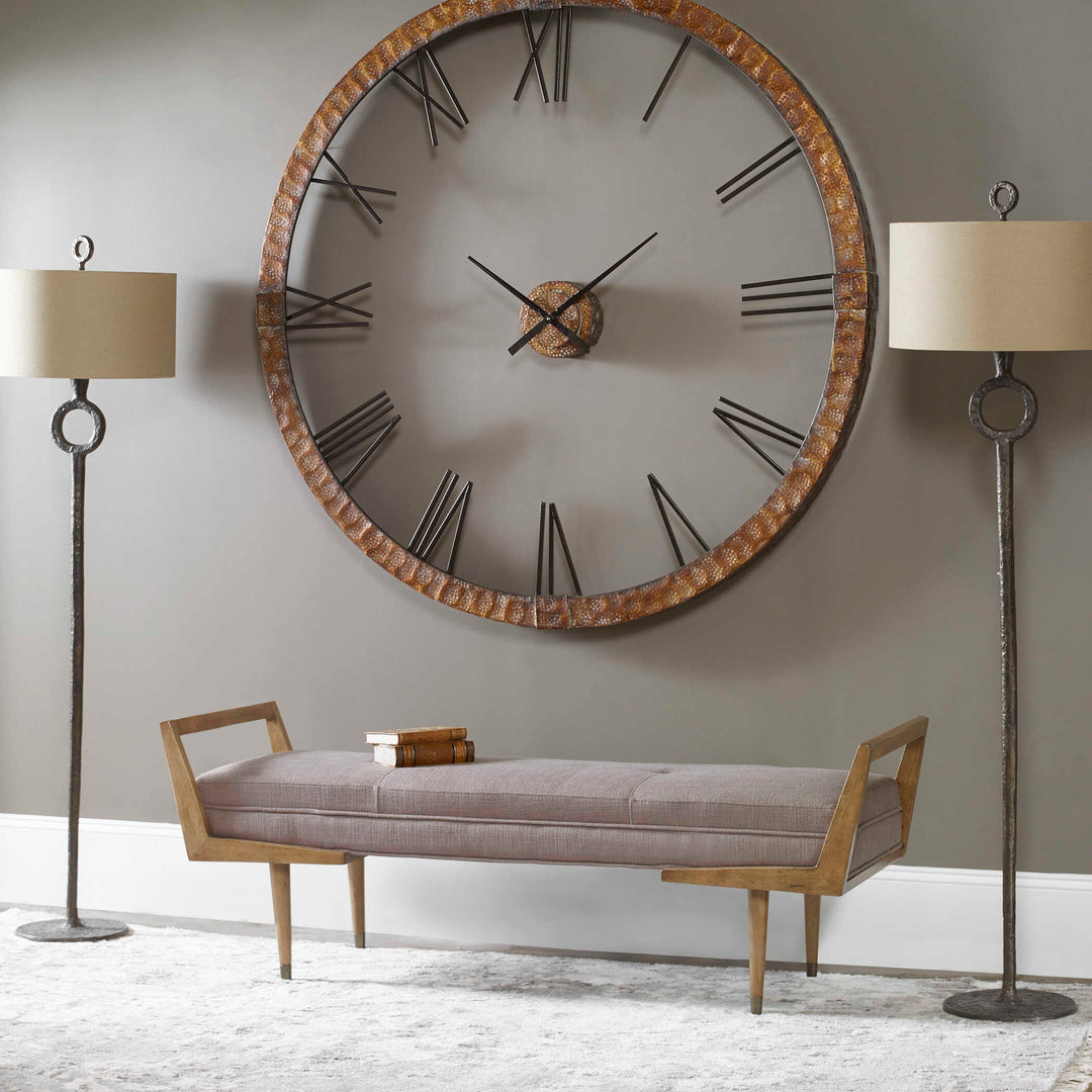 American Home Furniture Uttermost Ferro Cast Iron Floor Lamp