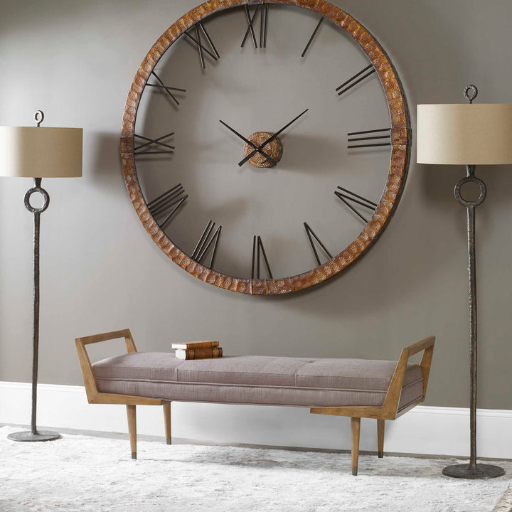 American Home Furniture Uttermost Ferro Cast Iron Floor Lamp