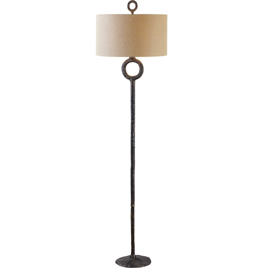American Home Furniture Uttermost Ferro Cast Iron Floor Lamp