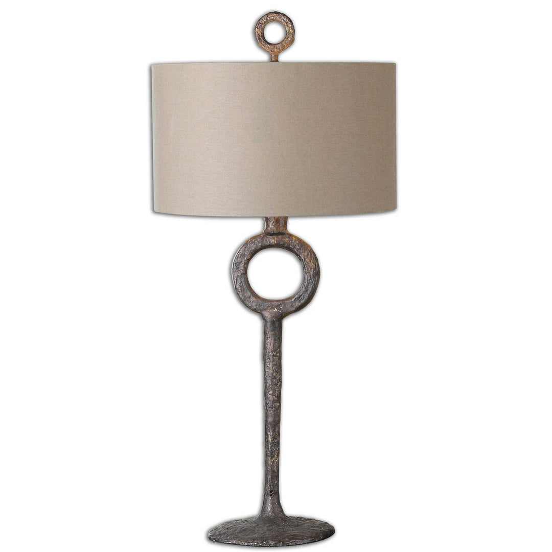 American Home Furniture Uttermost Ferro Cast Iron Table Lamp