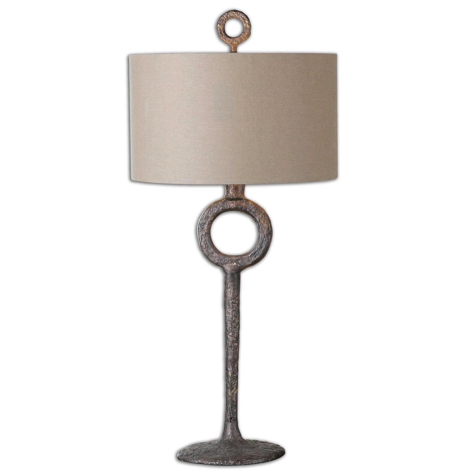 American Home Furniture Uttermost Ferro Cast Iron Table Lamp