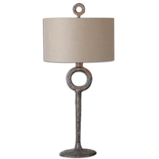 American Home Furniture Uttermost Ferro Cast Iron Table Lamp