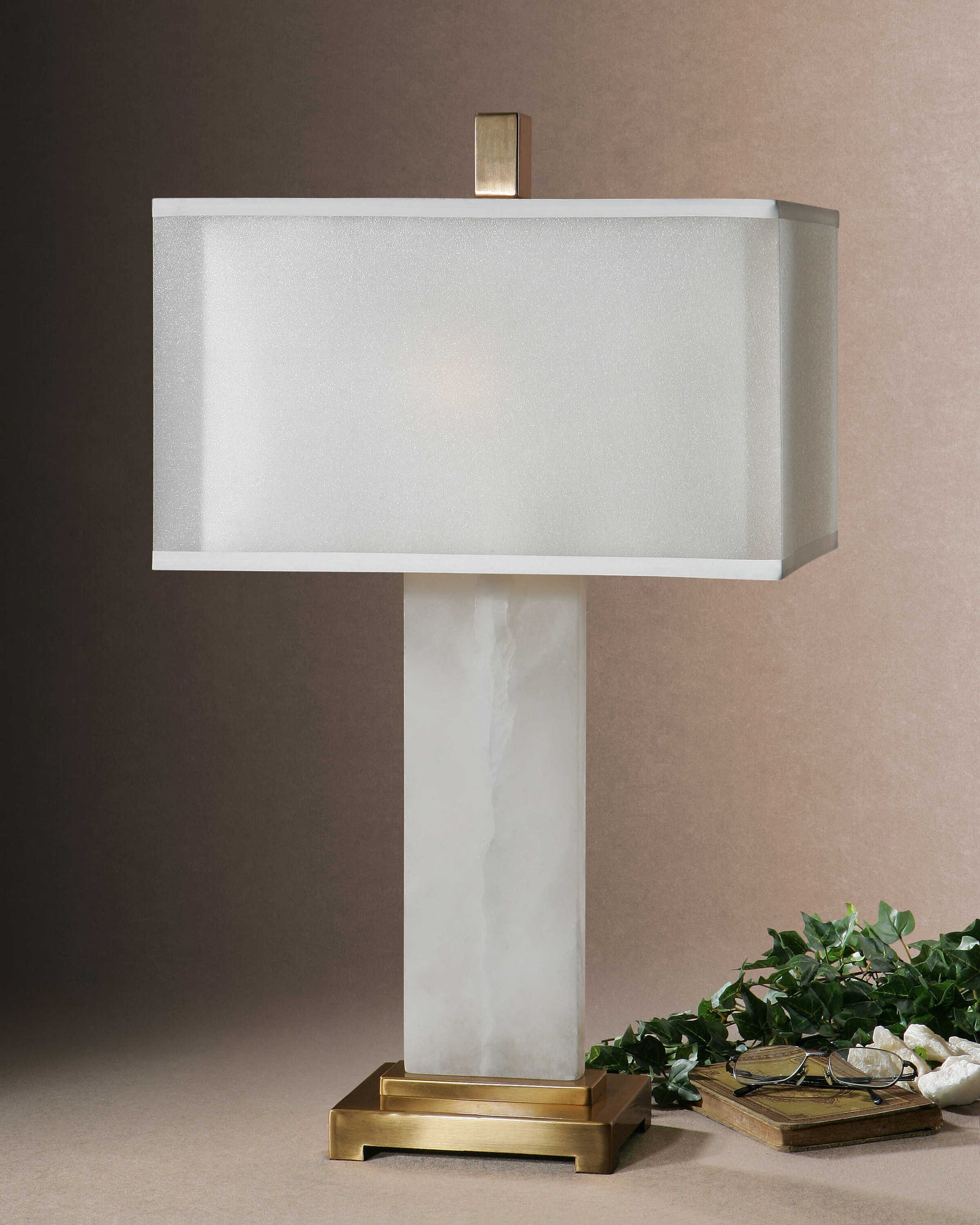 American Home Furniture Uttermost Athanas Alabaster Lamp