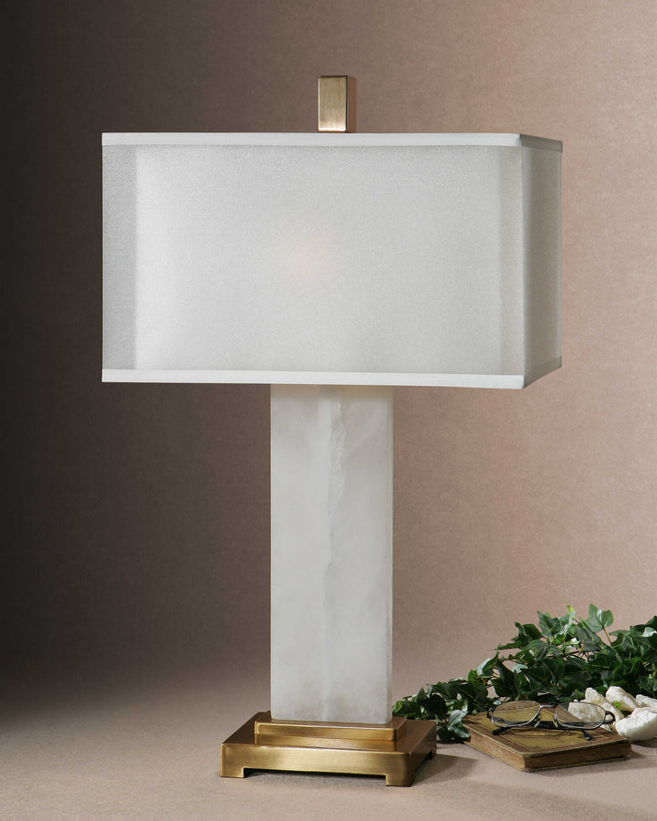 American Home Furniture Uttermost Athanas Alabaster Lamp