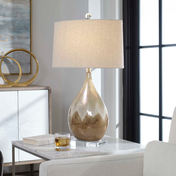American Home Furniture Uttermost Flavian Glazed Ceramic Lamp