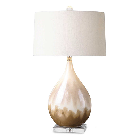 American Home Furniture Uttermost Flavian Glazed Ceramic Lamp