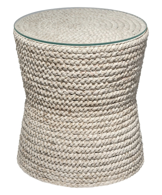 Jamie Young Grain Braided Side Accent Table ACCENT TABLES