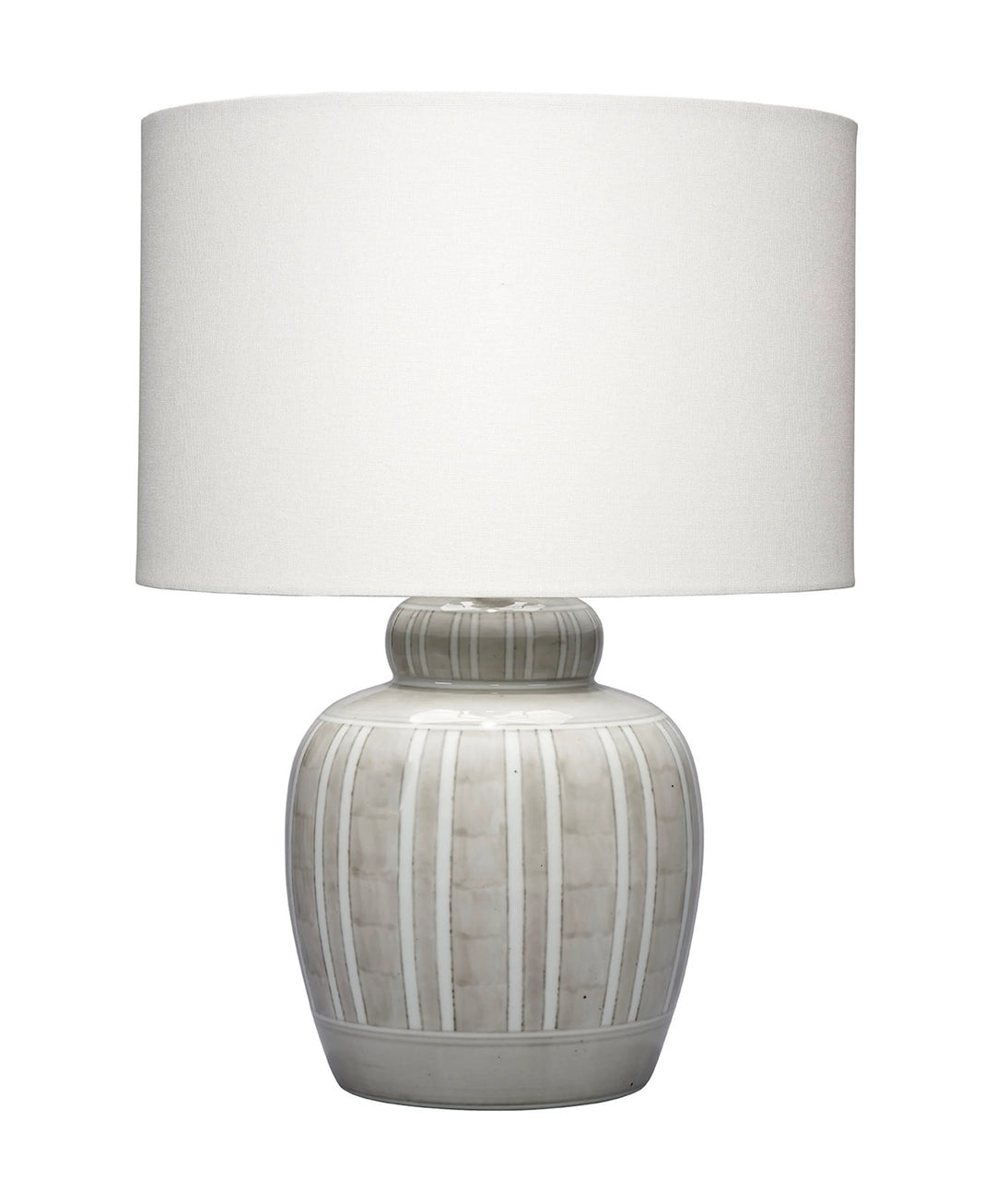 Arthur Ceramic Table Lamp with Linen Shade - AmericanHomeFurniture