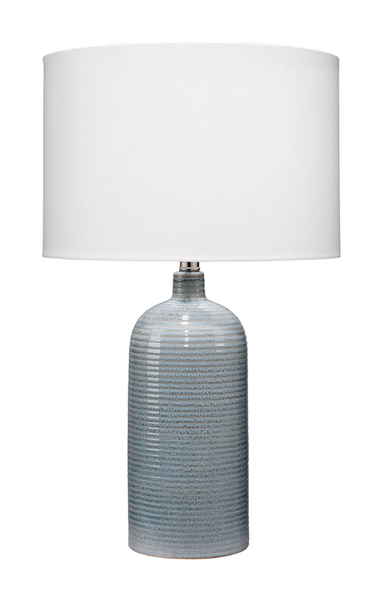 Jamie Young Declan Ceramic Table Lamp, Blue TABLE LAMPS