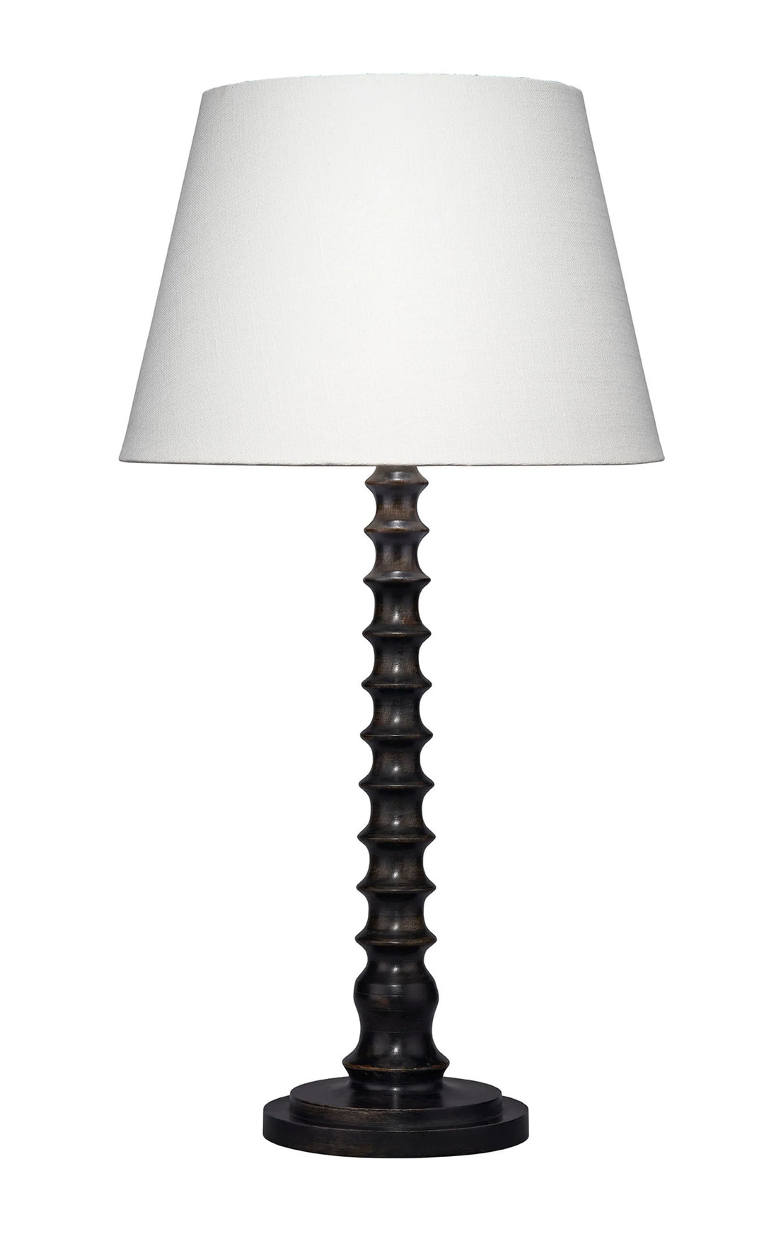 Revolution Wood Table Lamp with Linen Shade - AmericanHomeFurniture