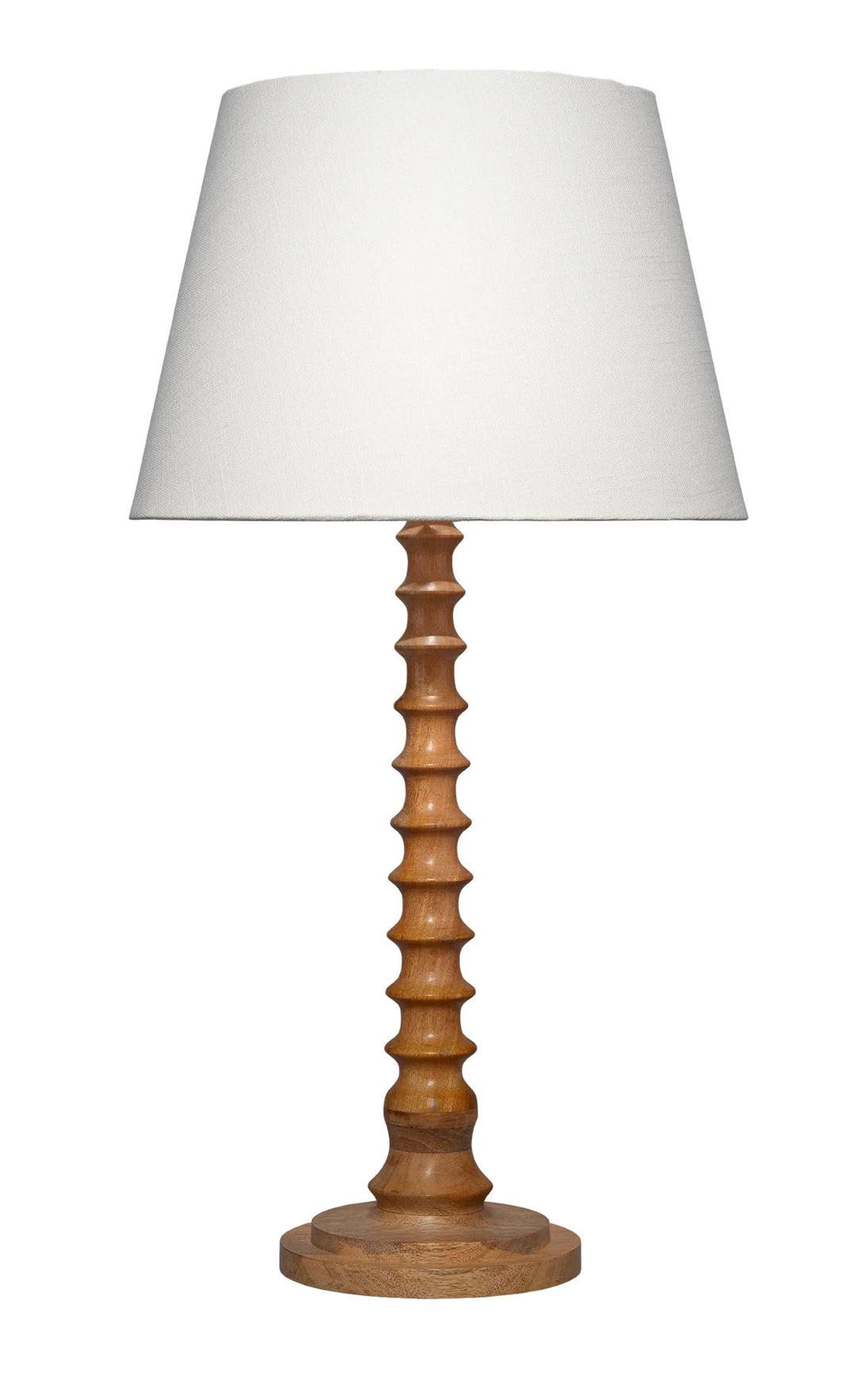 Revolution Wood Table Lamp with Linen Shade