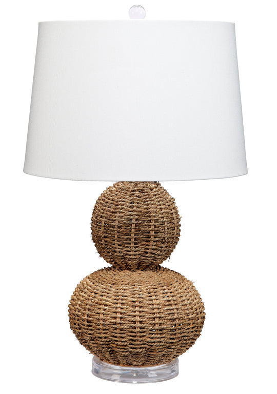 Jamie Young Sebastian Seagrass Table Lamp TABLE LAMPS