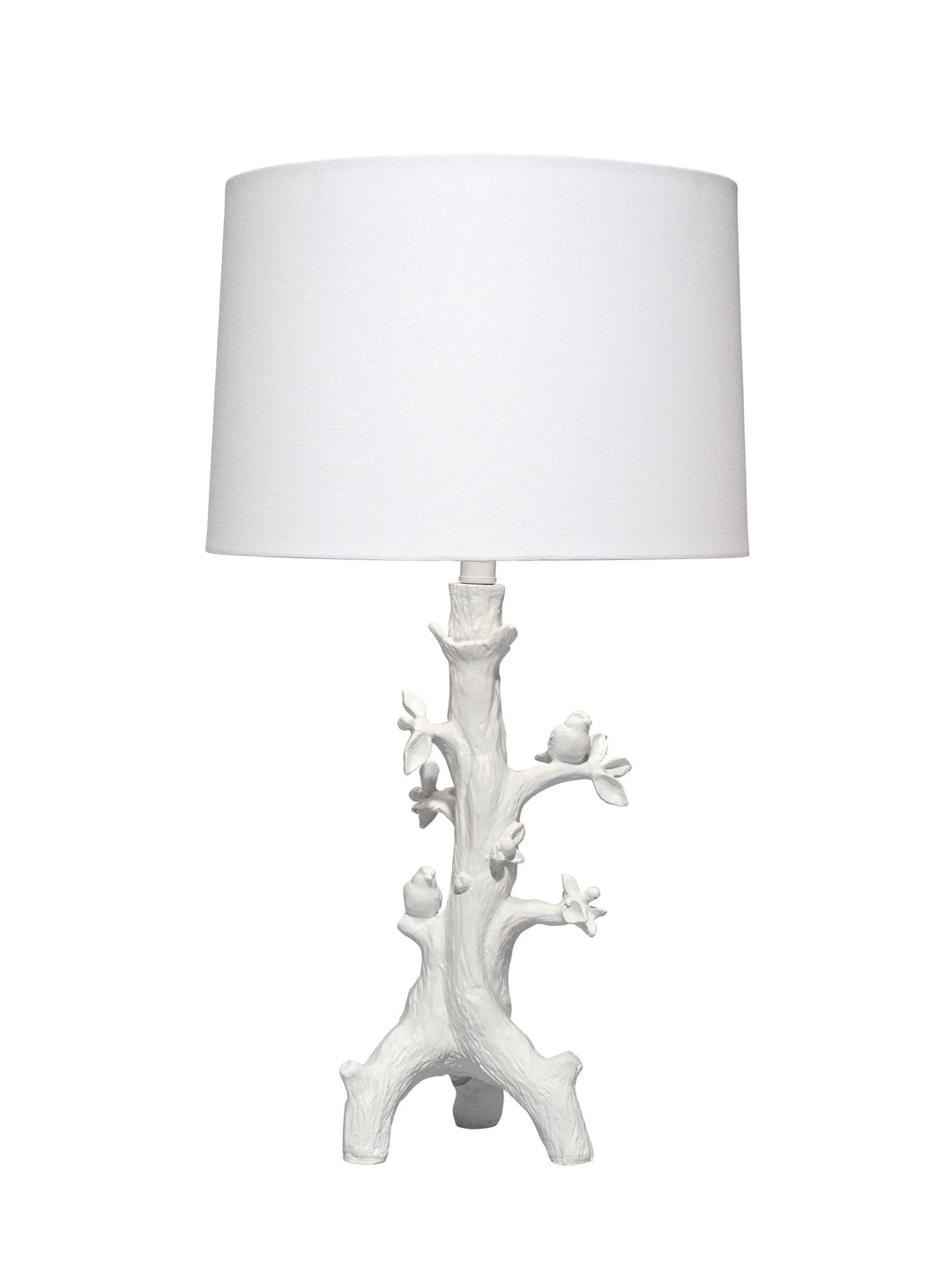 Sycamore Resin Table Lamp with Linen Shade - AmericanHomeFurniture