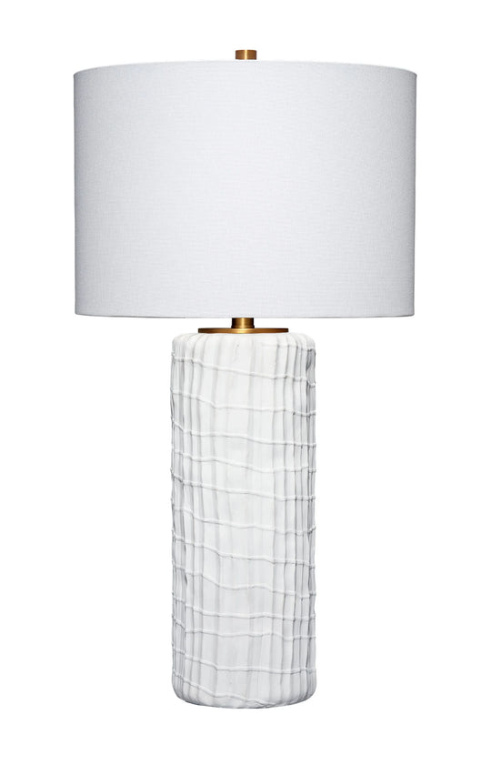 Jamie Young Trunk Polyresin Table Lamp with Linen Shade TABLE LAMPS