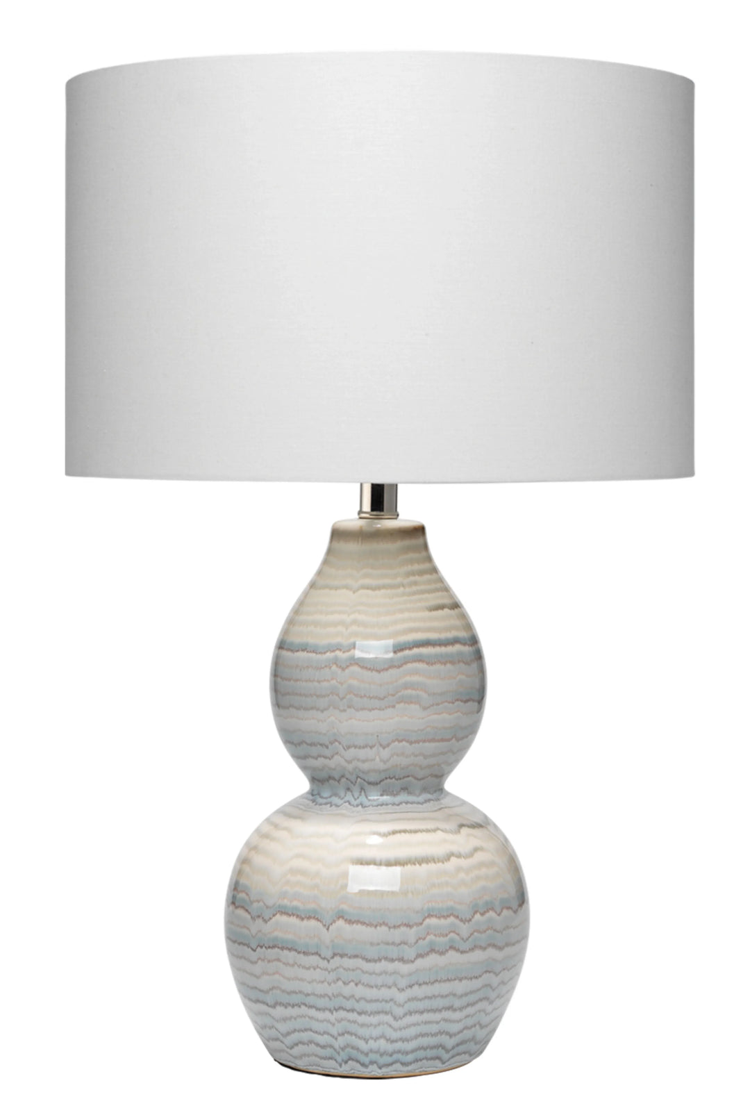 Catalina Ceramic Wave Table Lamp - AmericanHomeFurniture