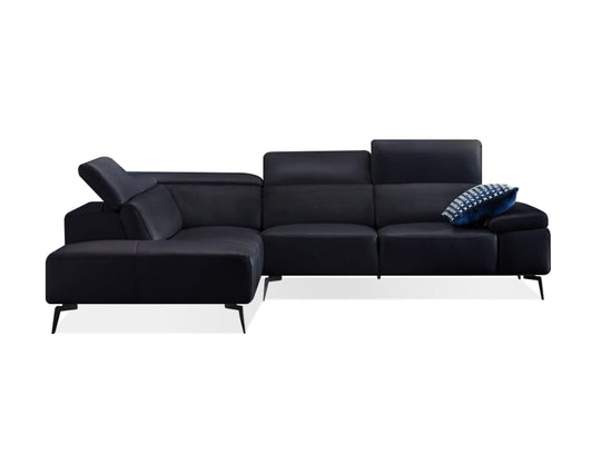 Manual/Black Full Top Grain Semi-Analine Leather