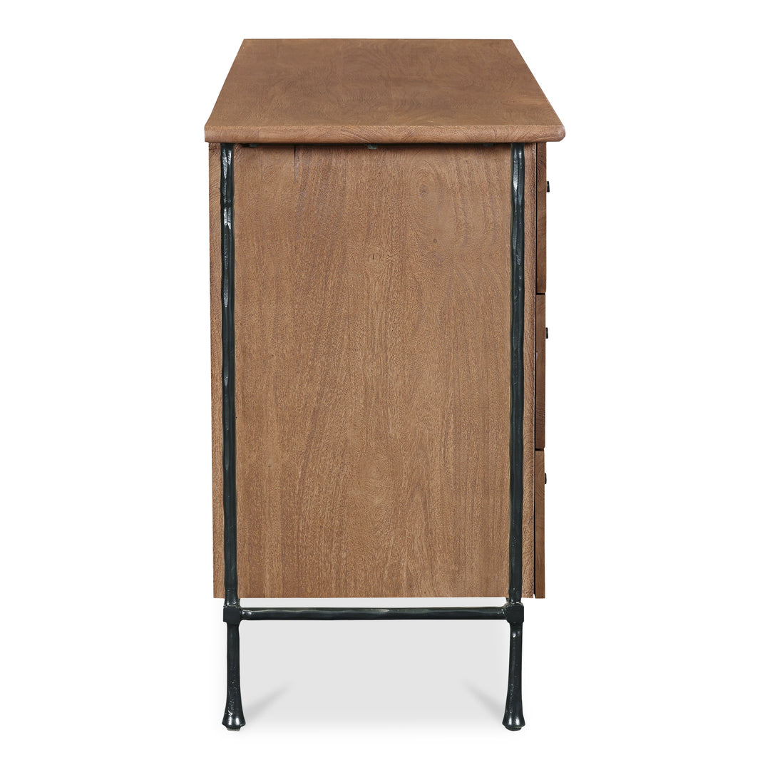 American Home Furniture Moe's Home Collection Rene 6 Drawer Dresser