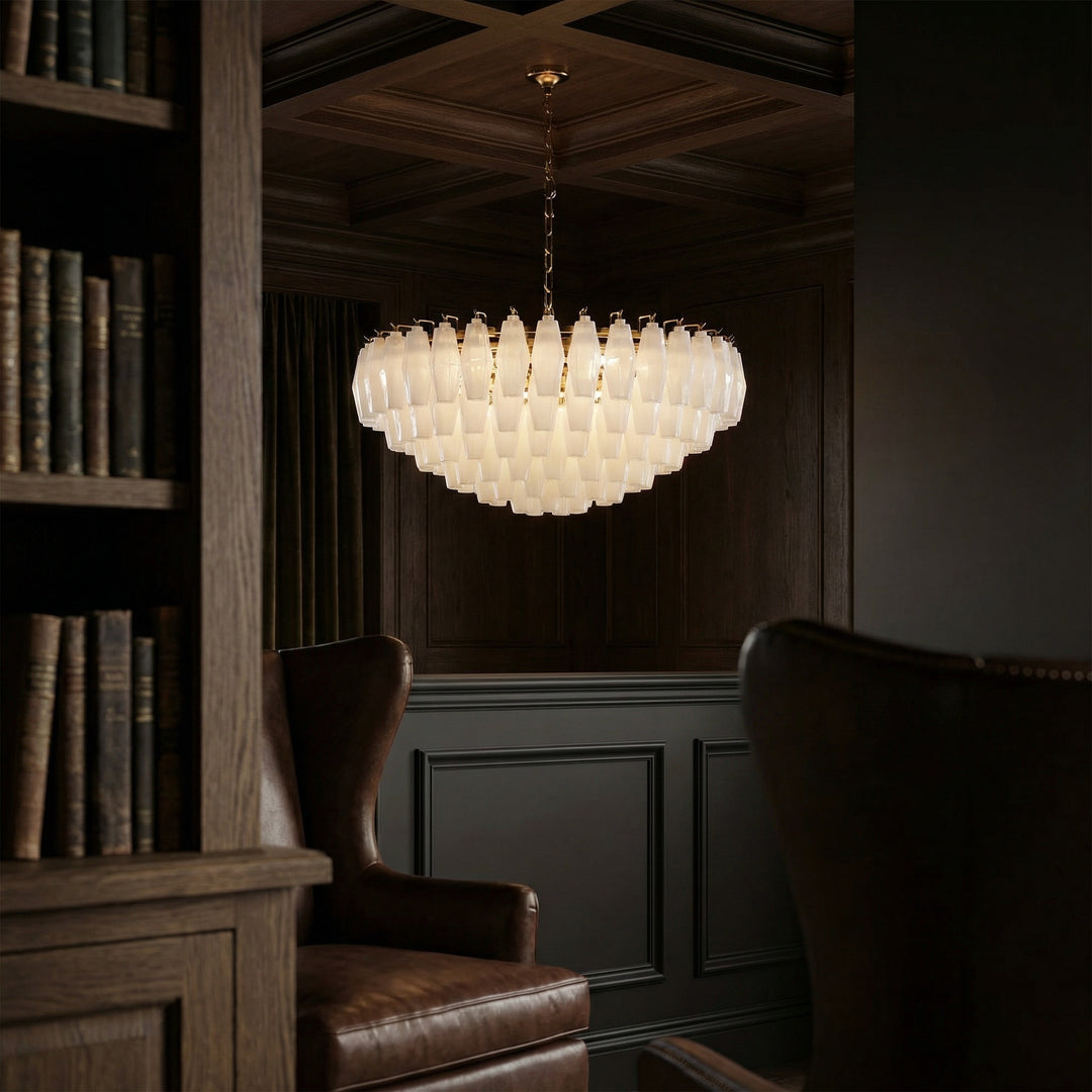 Noir - Ludmilla Chandelier, Large - LZR004