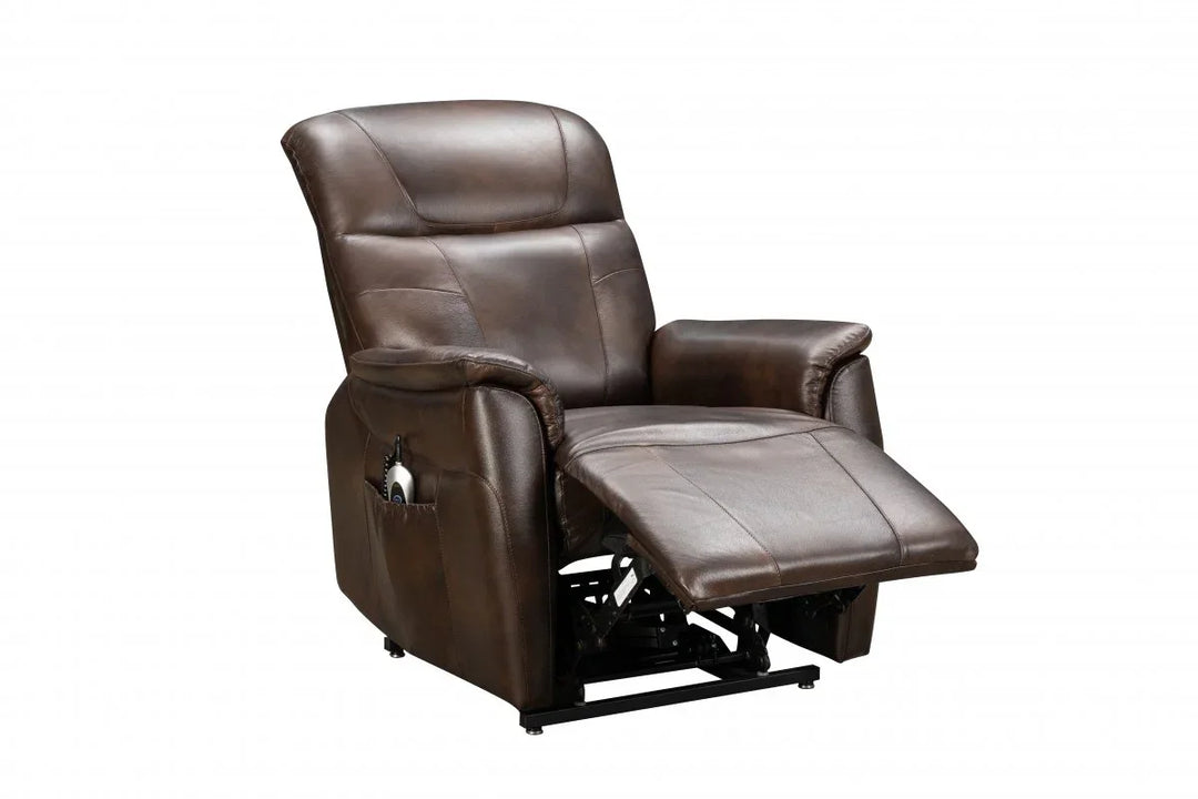Leighton Power Lift Recliner w/Power Head Rest & Power Lumbar