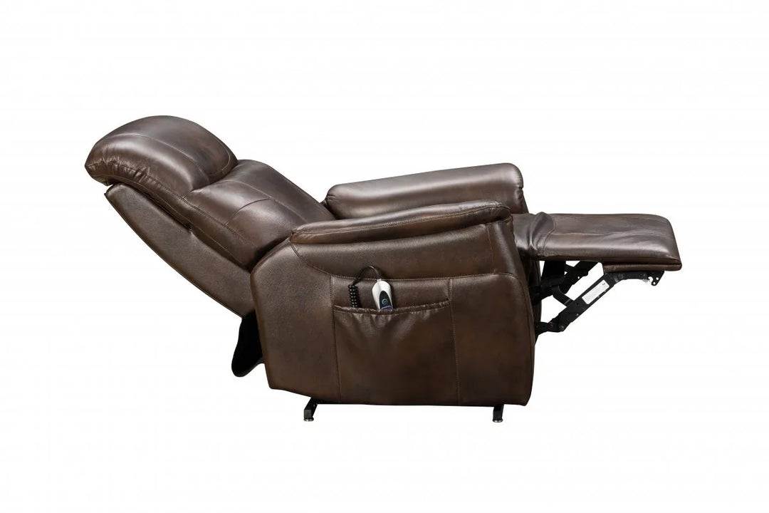 Leighton Power Lift Recliner w/Power Head Rest & Power Lumbar