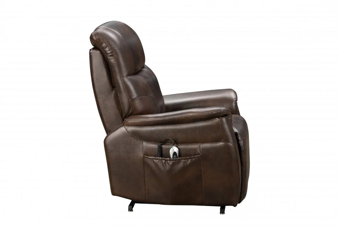 Leighton Power Lift Recliner w/Power Head Rest & Power Lumbar
