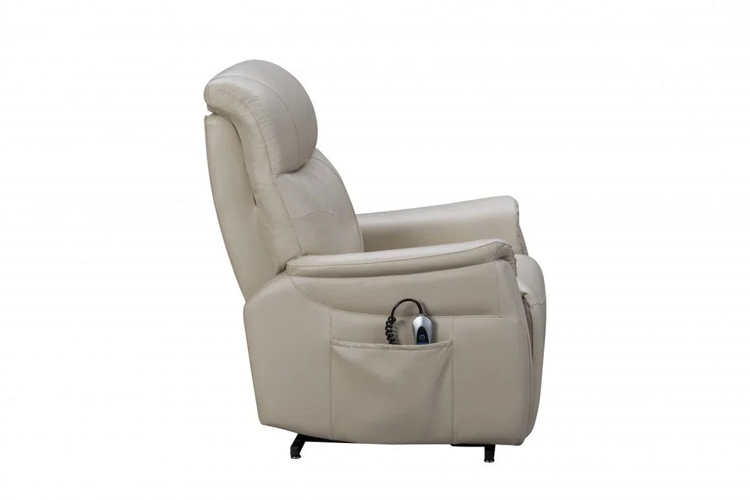 Leighton Power Lift Recliner w/Power Head Rest & Power Lumbar