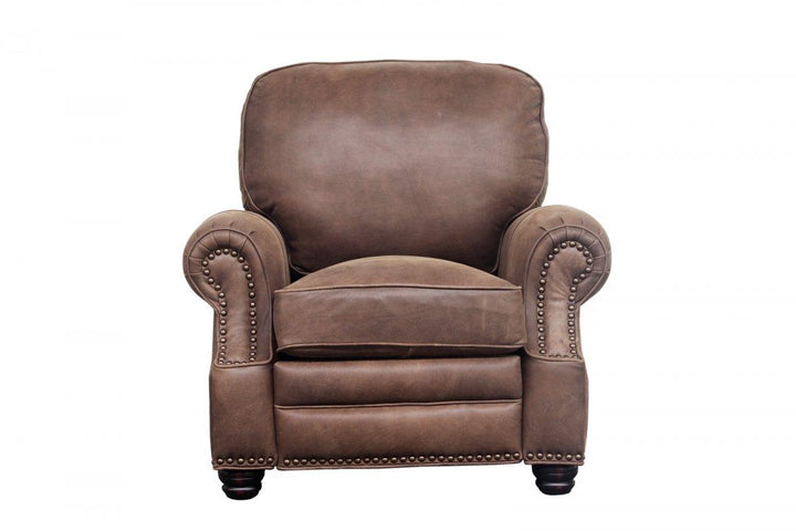 Longhorn Push Thru The Arms Recliner - AmericanHomeFurniture