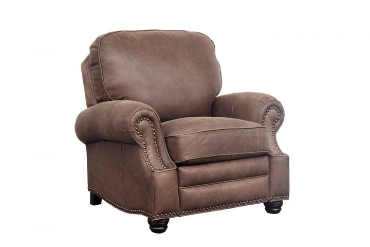 Longhorn Push Thru The Arms Recliner - AmericanHomeFurniture